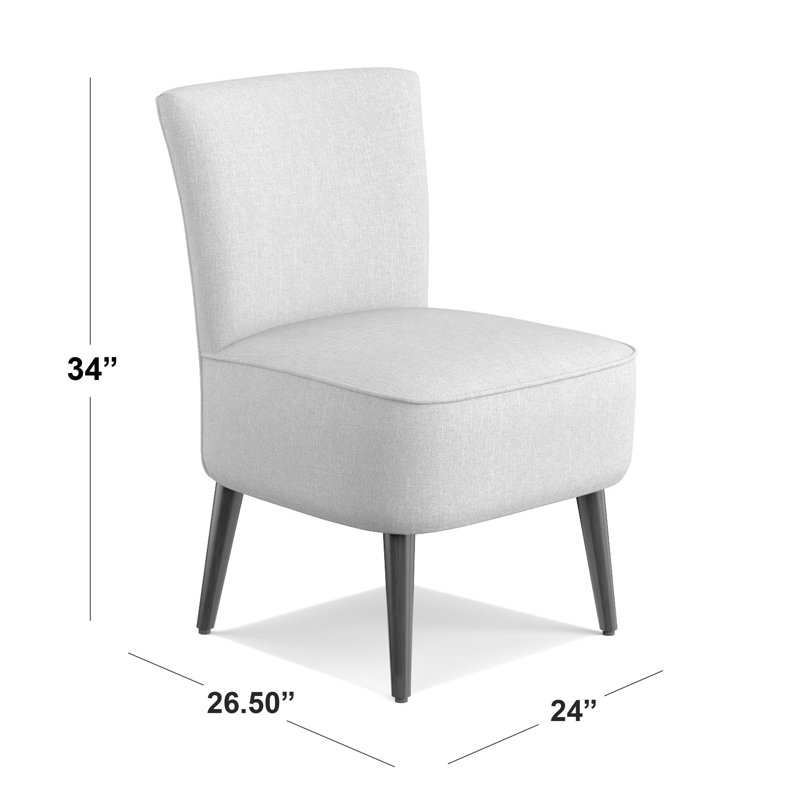 Ebern Designs Dagnis Upholstered Slipper Chair & Reviews Wayfair